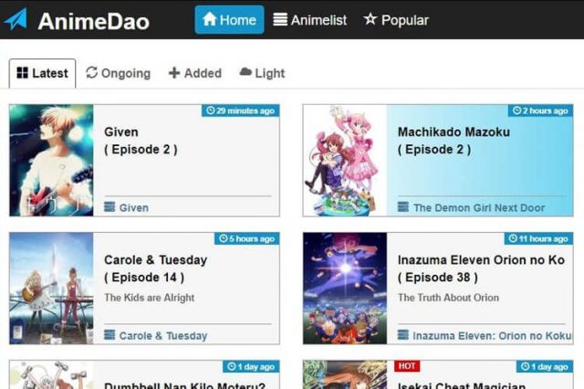 7 Top Anime Sites Like AnimeDao 2021 [Updated]